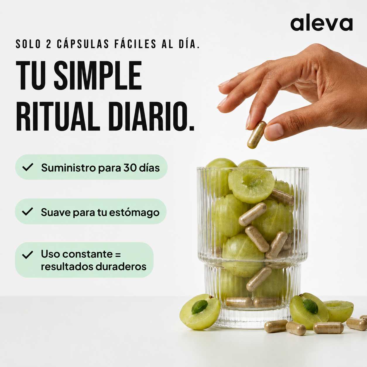 Aleva Amla — Suplemento de Energía Natural