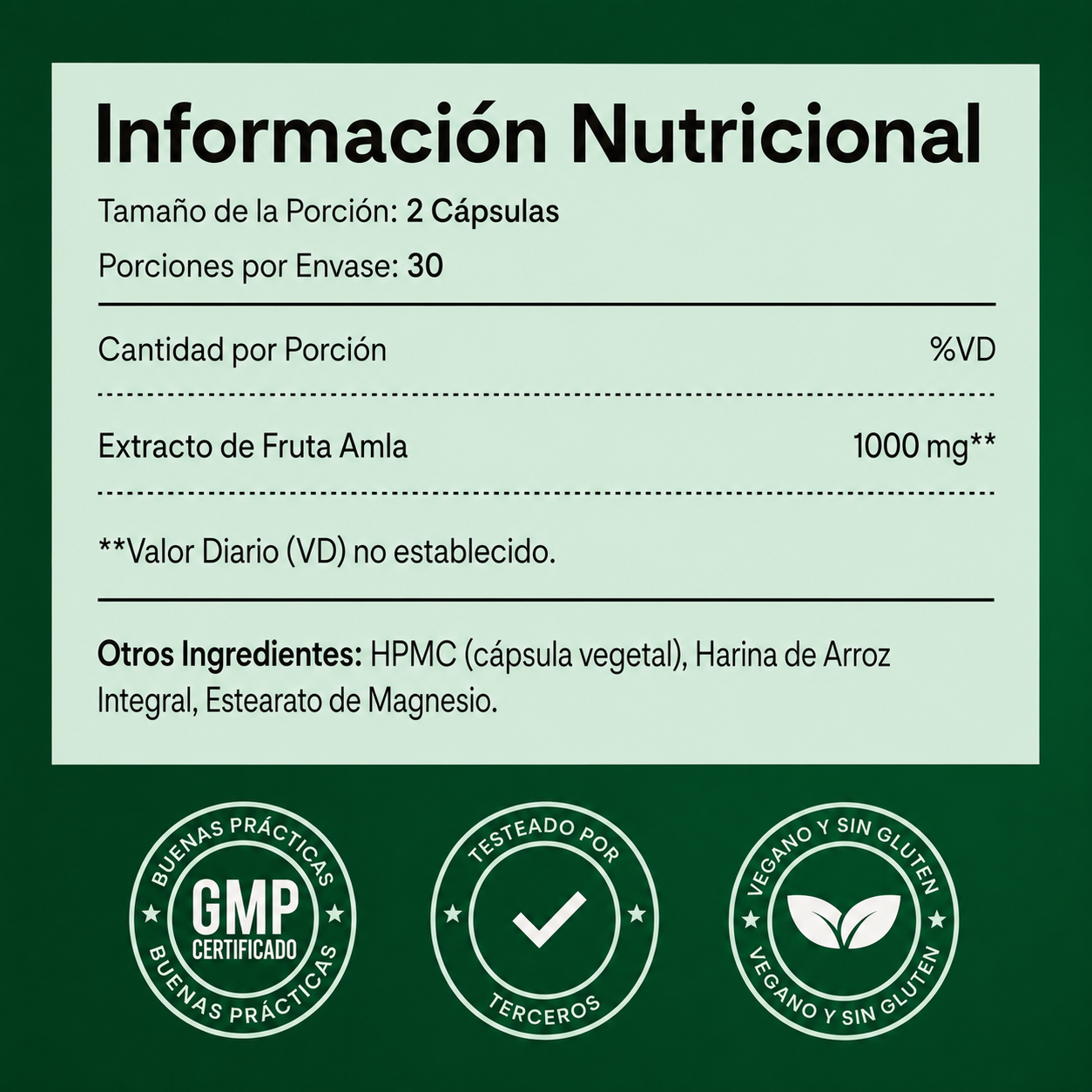 Aleva Amla — Suplemento de Energía Natural